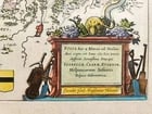 1640 MAP of GERMANY FOSSA SANCTAE MARIAE by WILLEM BLAEU antique AUTHENTIC - 3