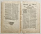 1640 MAP of GERMANY FOSSA SANCTAE MARIAE by WILLEM BLAEU antique AUTHENTIC - 5