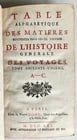 1761 HISTOIRE des VOYAGES antique vol.61 ALPHABETICAL INDEX A-C: Title: 1761 HISTOIRE des VOYAGES antique vol.61 ALPHABETICAL INDEX A-C Description: TABLE ALPHABETIQUE DES MATIERES CONTENUES DANS LES LX VOLUMES DE HISTOIRE GENERALE DES VOYAGES A - C by [PREVOST