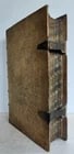 1720 COMMENTARIA in duodecim PROPHETAS MINORES PIGSKIN BOUND FOLIO antique - 3