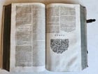 1709 THEOLOGY by PAUL LAYMANN antique BLIND STAMPED PIGSKIN BOUND FOLIO - 14