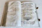 1736 AUGUSTINO CALMET antique BLIND STAMPED PIGSKIN BOUND FOLIO - 8