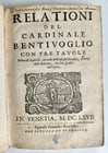 1667 RELATIONI DEL CARDINALE BENTIVOGLIO antique VELLUM BOUND w/MANUSCRIPT TITLE - 2
