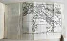 1758 JULIUS CAESAR ILLUSTRATED w/ MAPS DE BELLO GALICO et CIVILI antique PIGSKIN - 8