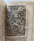 1542 BIBLE in LATIN ILLUSTRATED by Sebald Beham antique RARE POCKET SIZE BIBLIA - 16