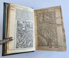 1542 BIBLE in LATIN ILLUSTRATED by Sebald Beham antique RARE POCKET SIZE BIBLIA - 5