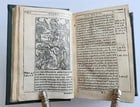 1542 BIBLE in LATIN ILLUSTRATED by Sebald Beham antique RARE POCKET SIZE BIBLIA - 7