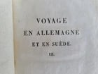 1810 TRAVEL TO GERMANY & SWEDEN 3 VOLS by CATTEAU-CALLEVILLE ANTIQUE in FRENCH - 4