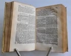 1684 JUVENALIS & PERSIUS SATIRAE antique VELLUM BINDING - 4