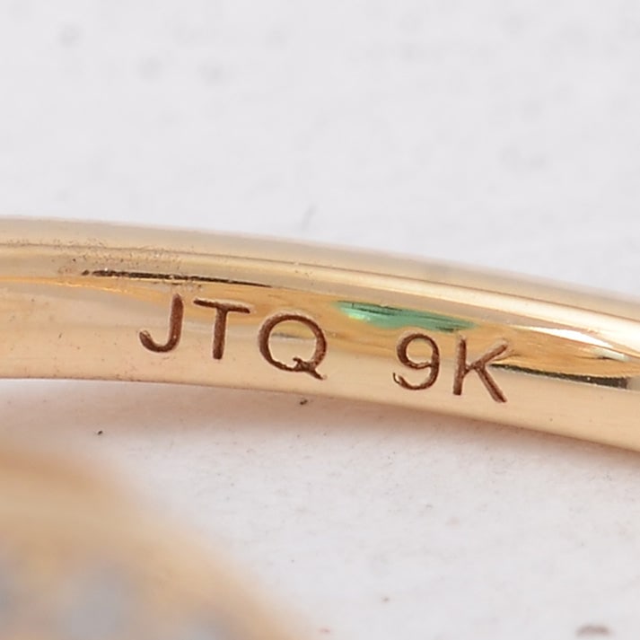 2.02 Ct Oval Emerald 9K Gold Ring - 5