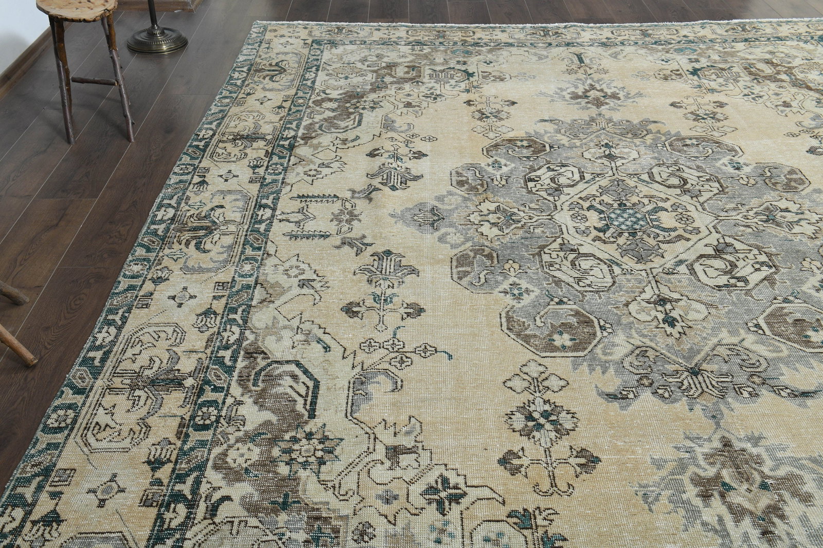 9.5x12.3 ft, PERSIAN AREA RUG - 5