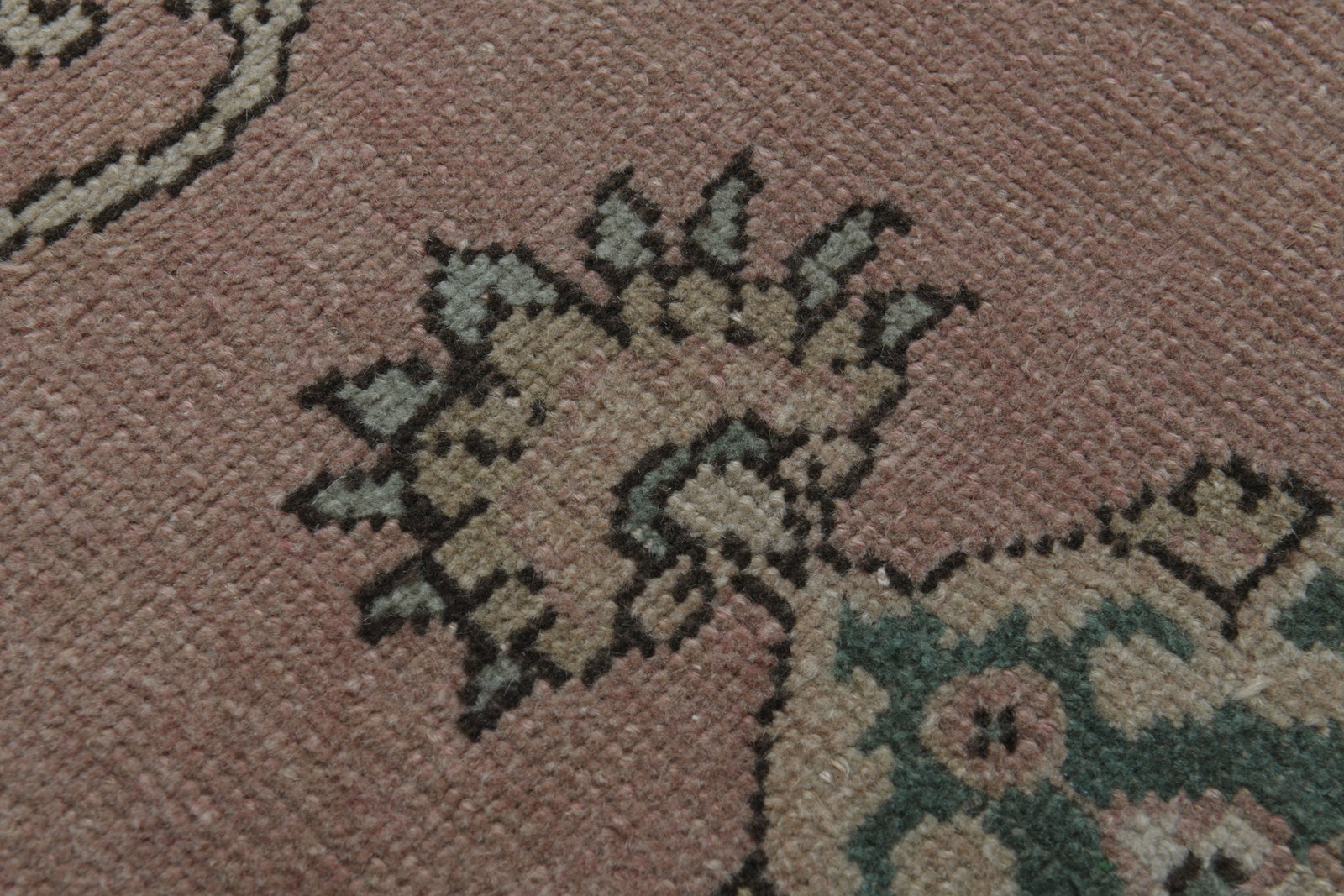 9'5x12'8 ft, PINK PERSIAN RUG - 8