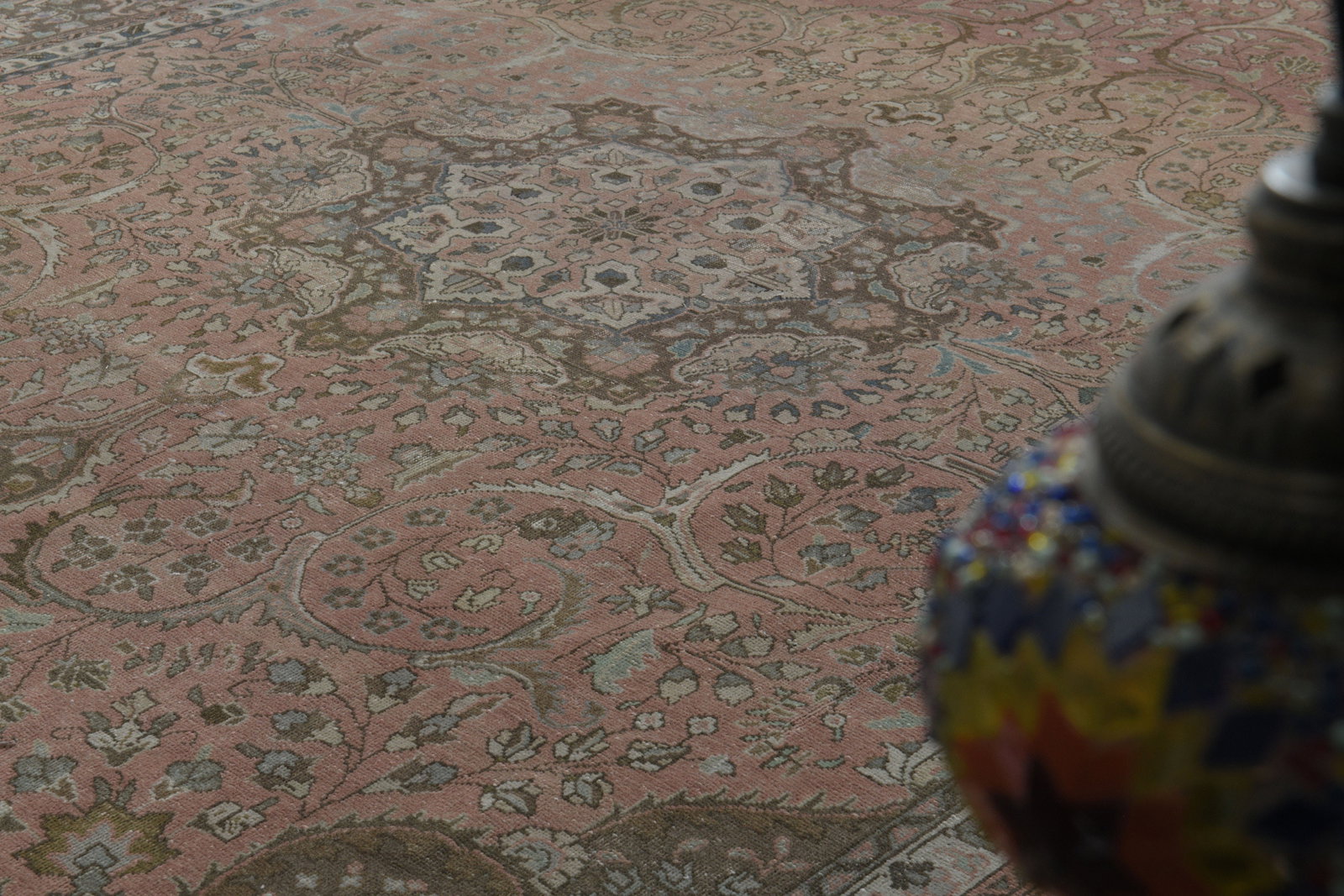 9.6x12 ft, PINK TURKISH RUG - 8
