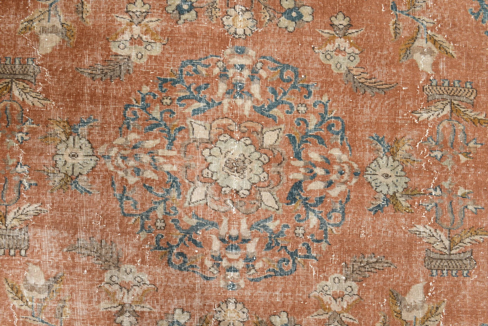 9'6x13'1 ft, PINK ANTIQUE RUG - 9