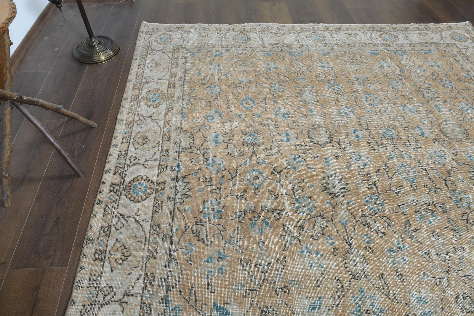 9'2x11'9 ft, PINK TURKISH RUG - 8