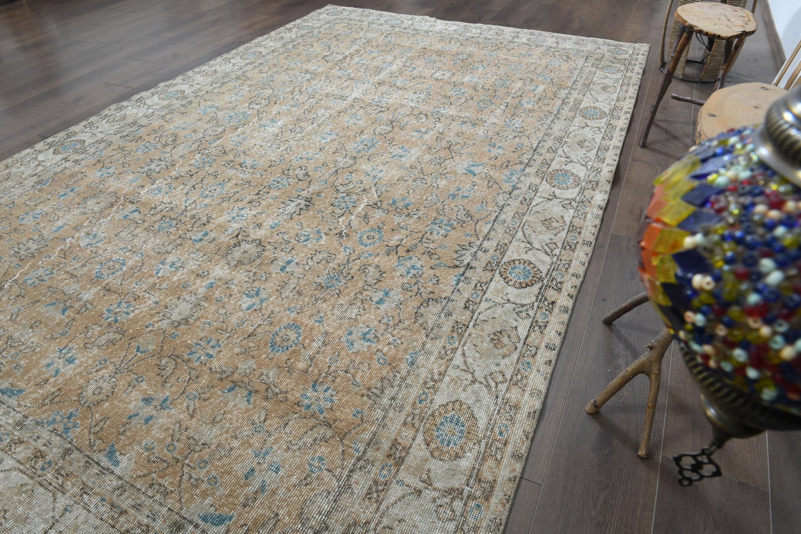 9'2x11'9 ft, PINK TURKISH RUG - 9