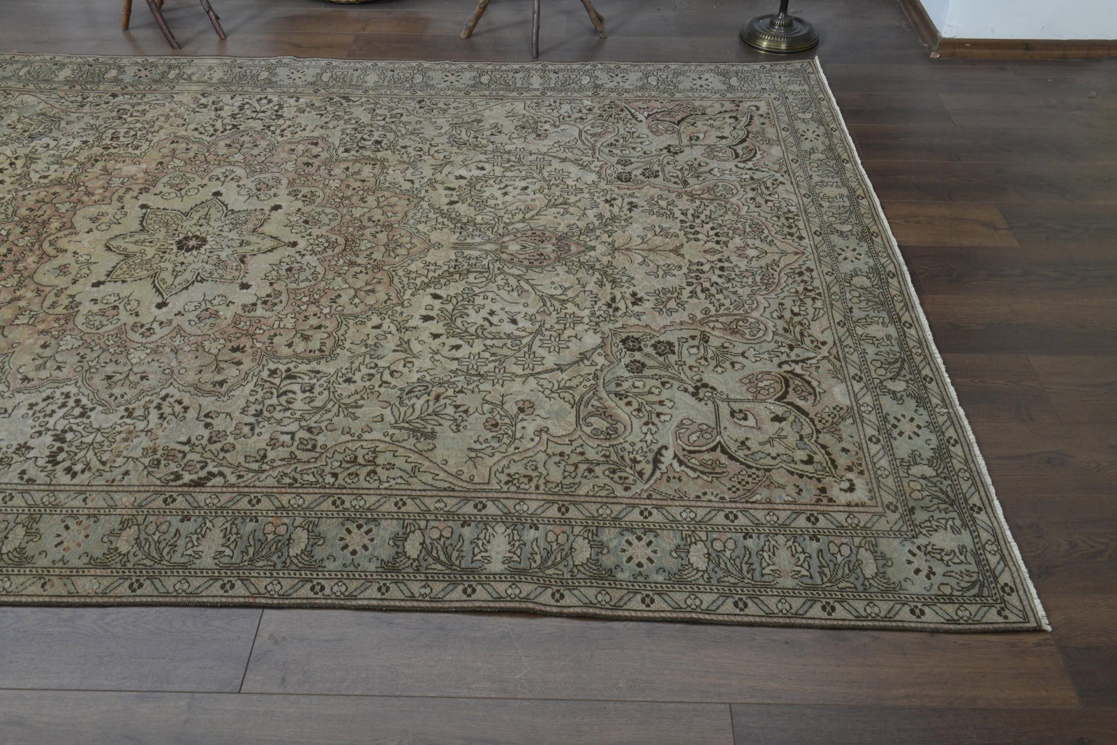 6'4x10'3 ft, OVERSIZED PERSIAN RUG - 9