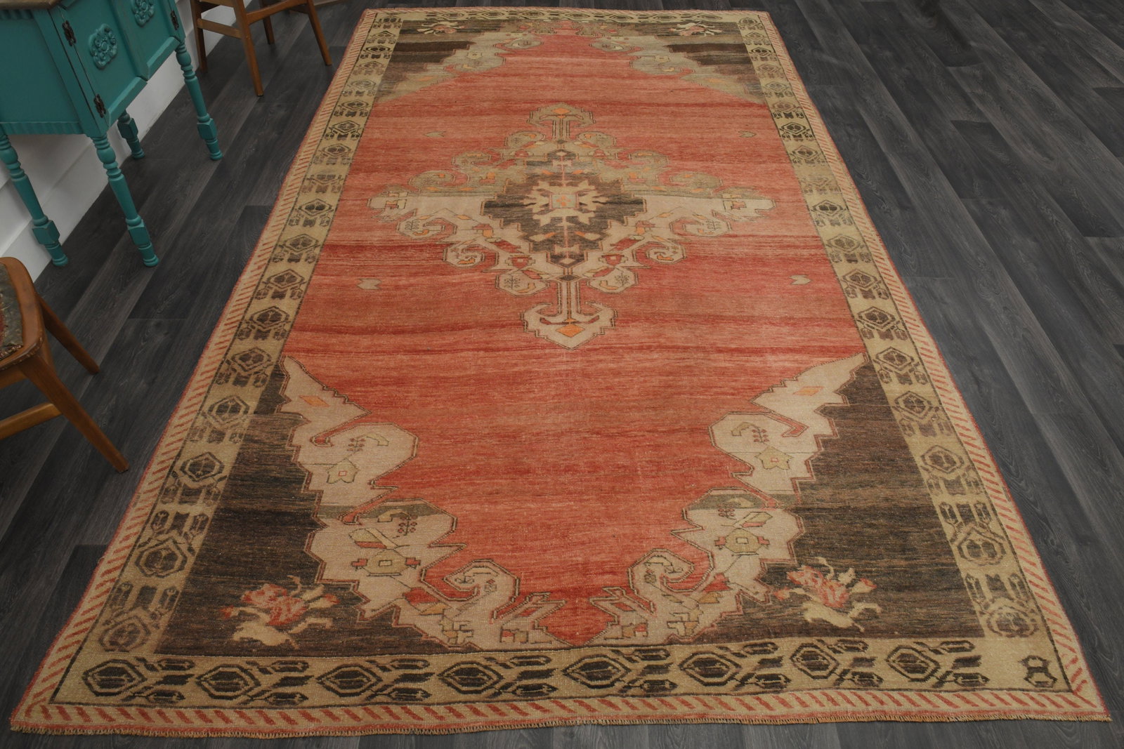 8x13 OVERSIZED ANTIQUE CARPET - 7