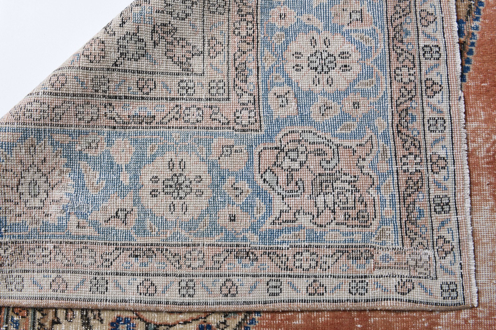 9.2x12.8 ft, TURKISH Rug, Orange - 7