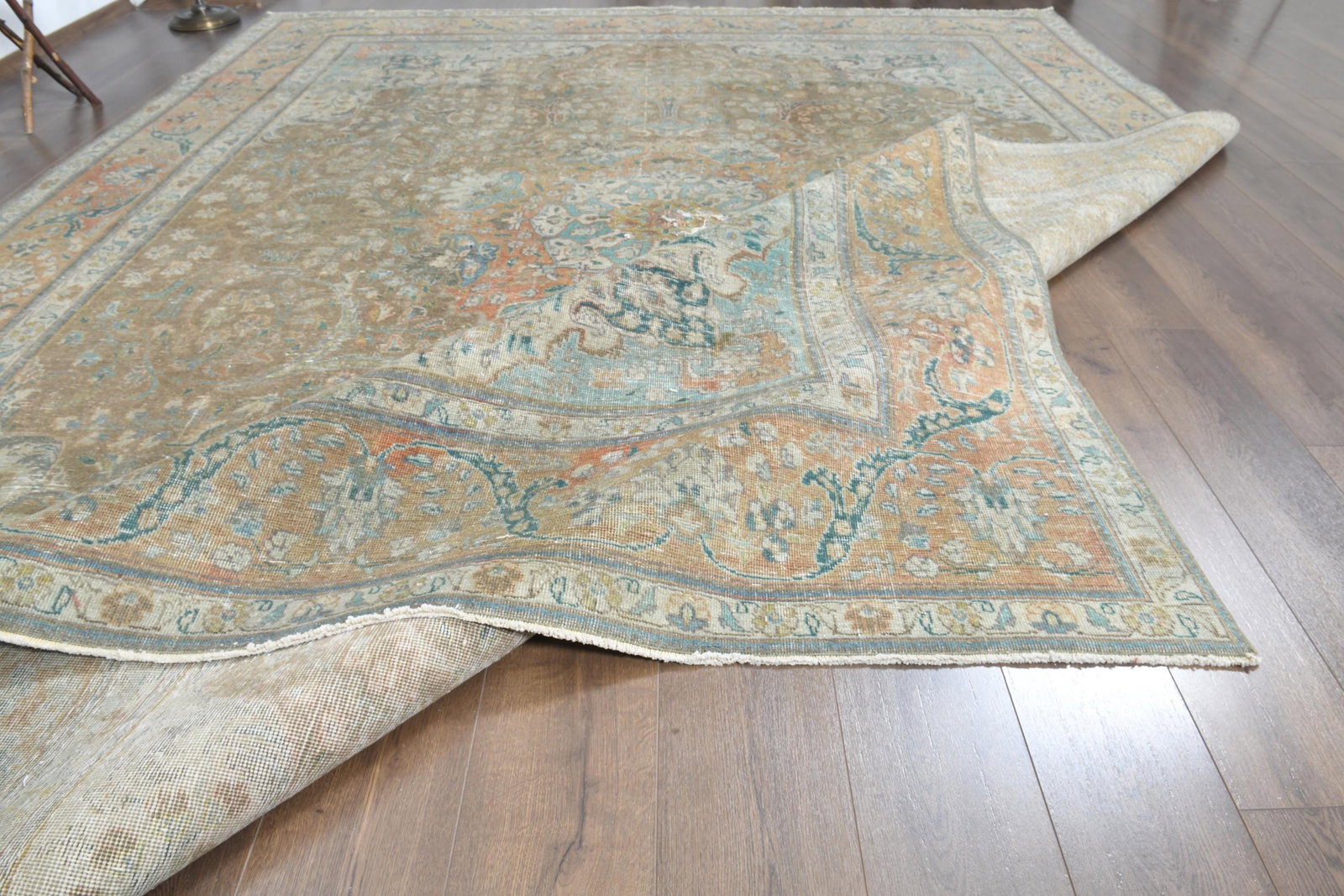 9'7x12'5 ft, PERSIAN MINIMALIST RUG - 5