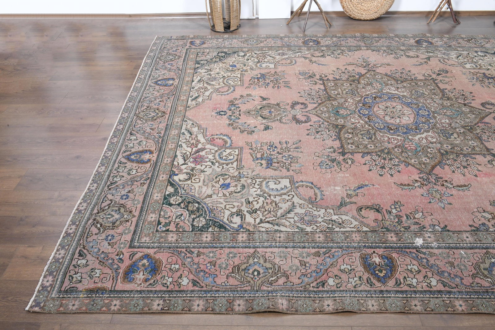 9'8x12'4 ft, PINK PERSIAN RUG, Home Decor - 6