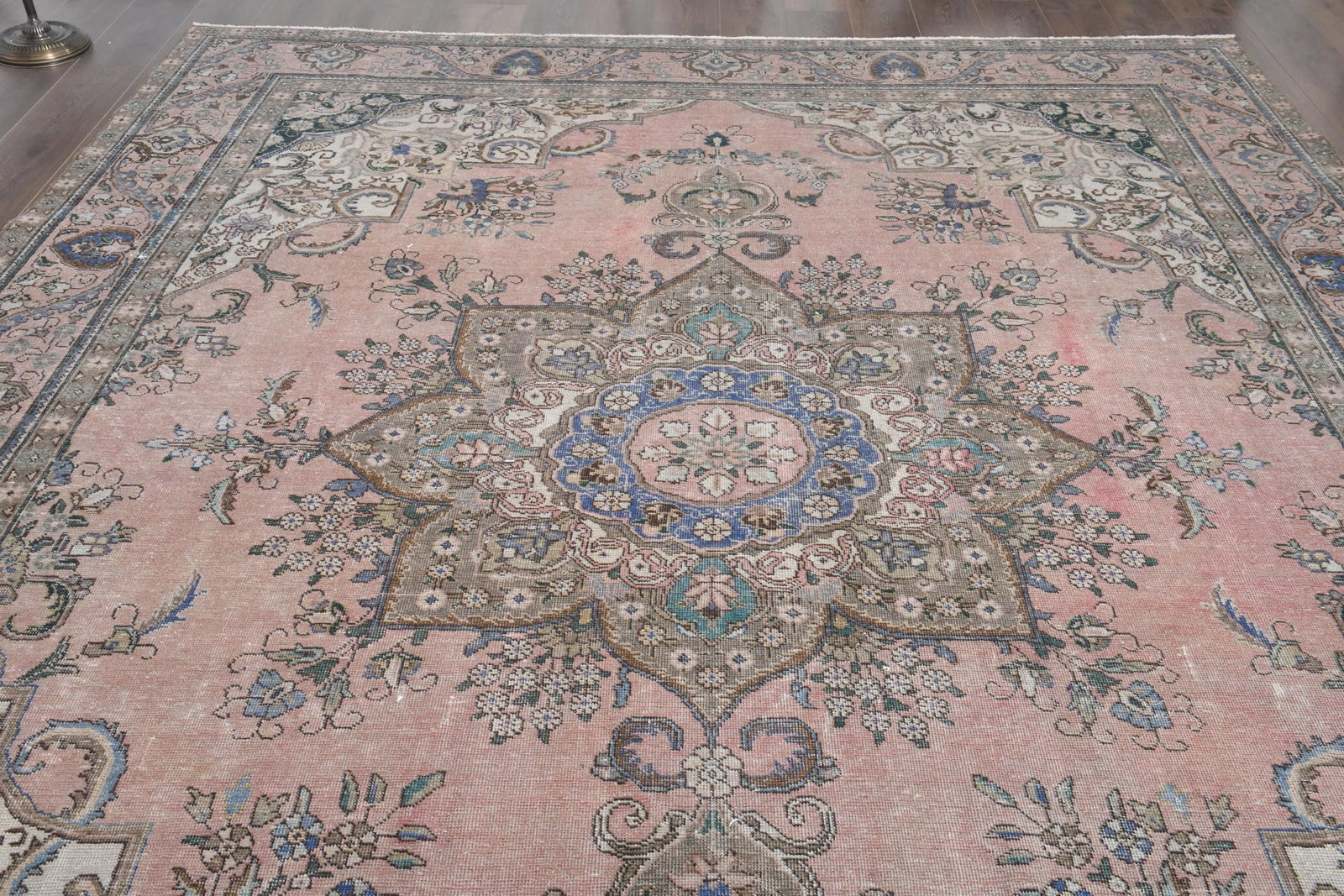 9'8x12'4 ft, PINK PERSIAN RUG, Home Decor - 8