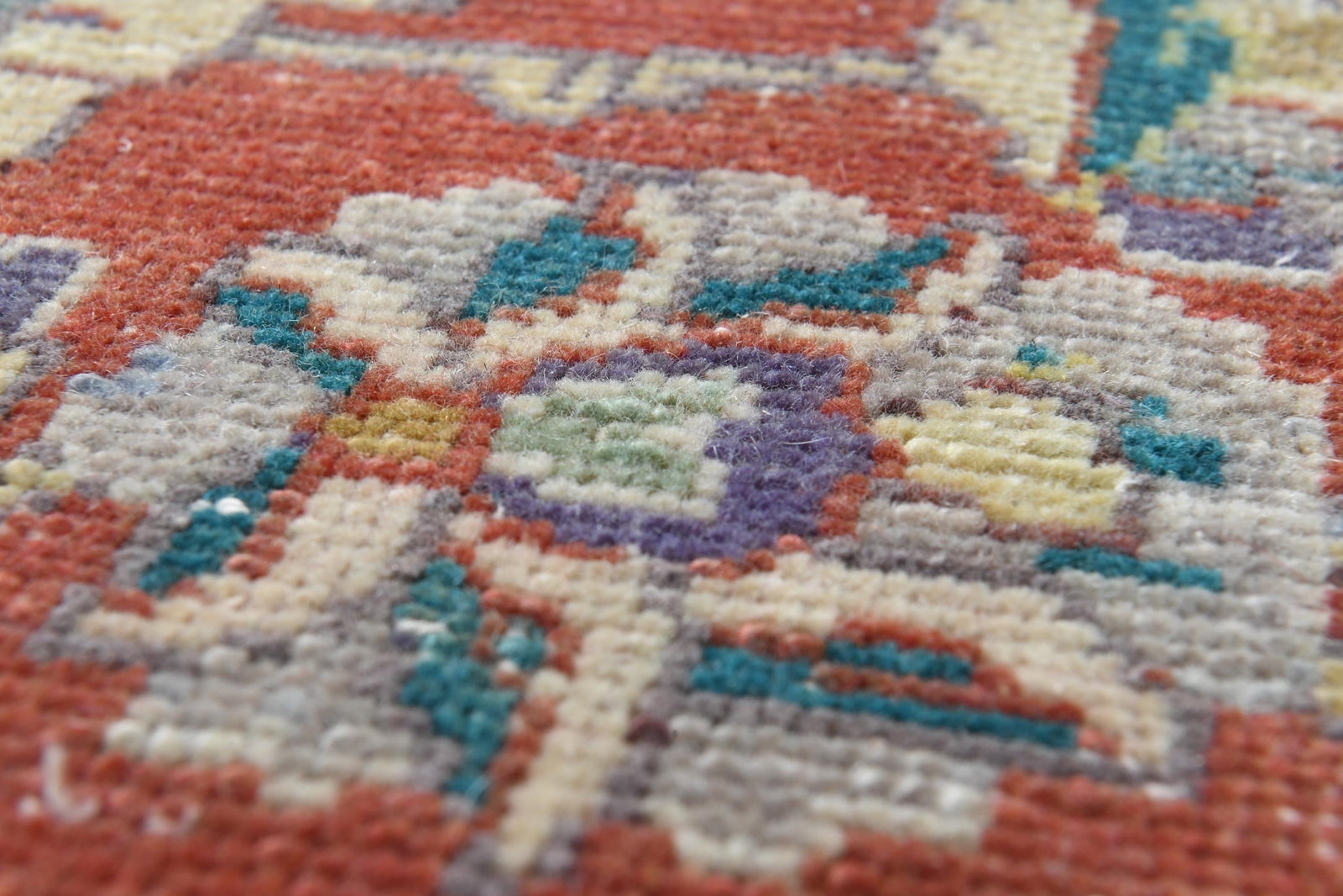 9'1x12'4 ft, ORANGE MINIMALIST RUG - 7