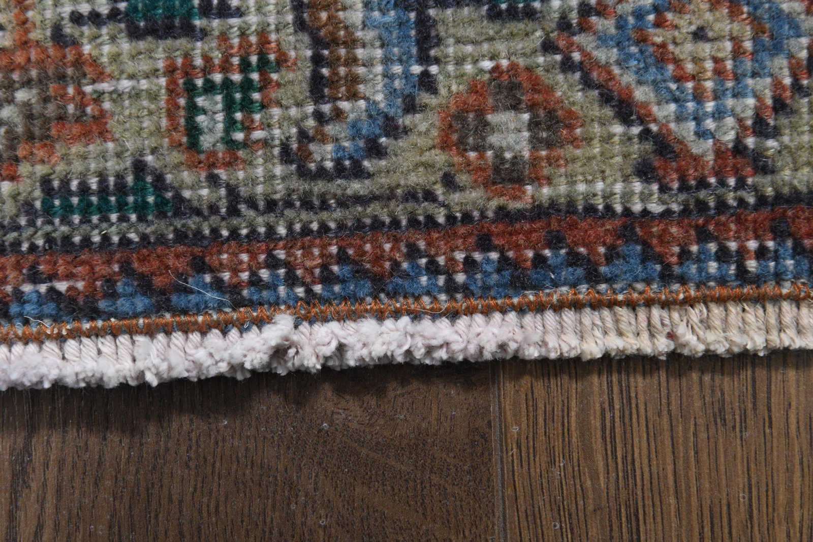 9'6x12'6 ft, ORANGE MINIMALIST RUG - 4