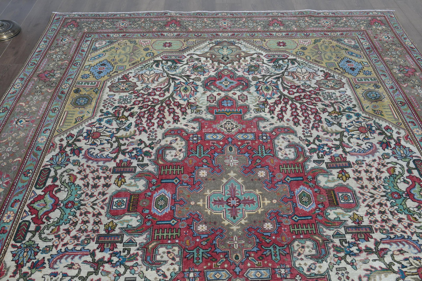 7'9x11'2 ft, OVERSIZED PERSIAN RUG - 3