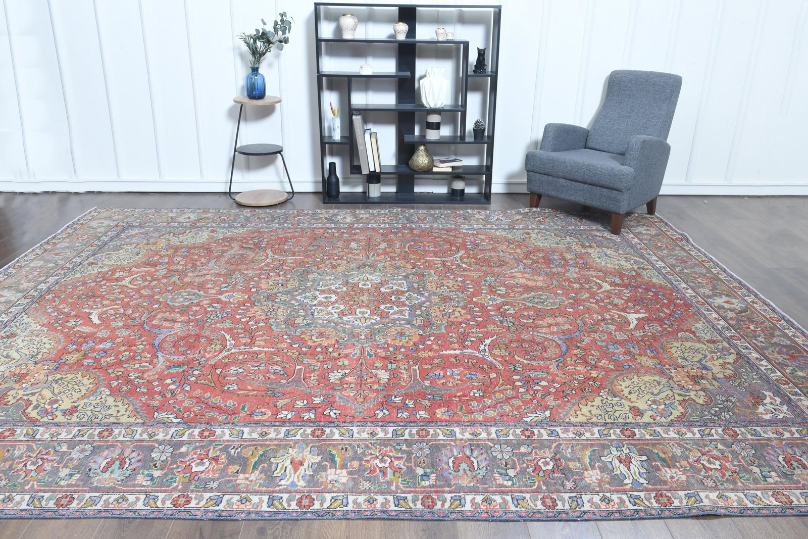 9'6x12'8 ft, ANTIQUE PERSIAN RUG - 9
