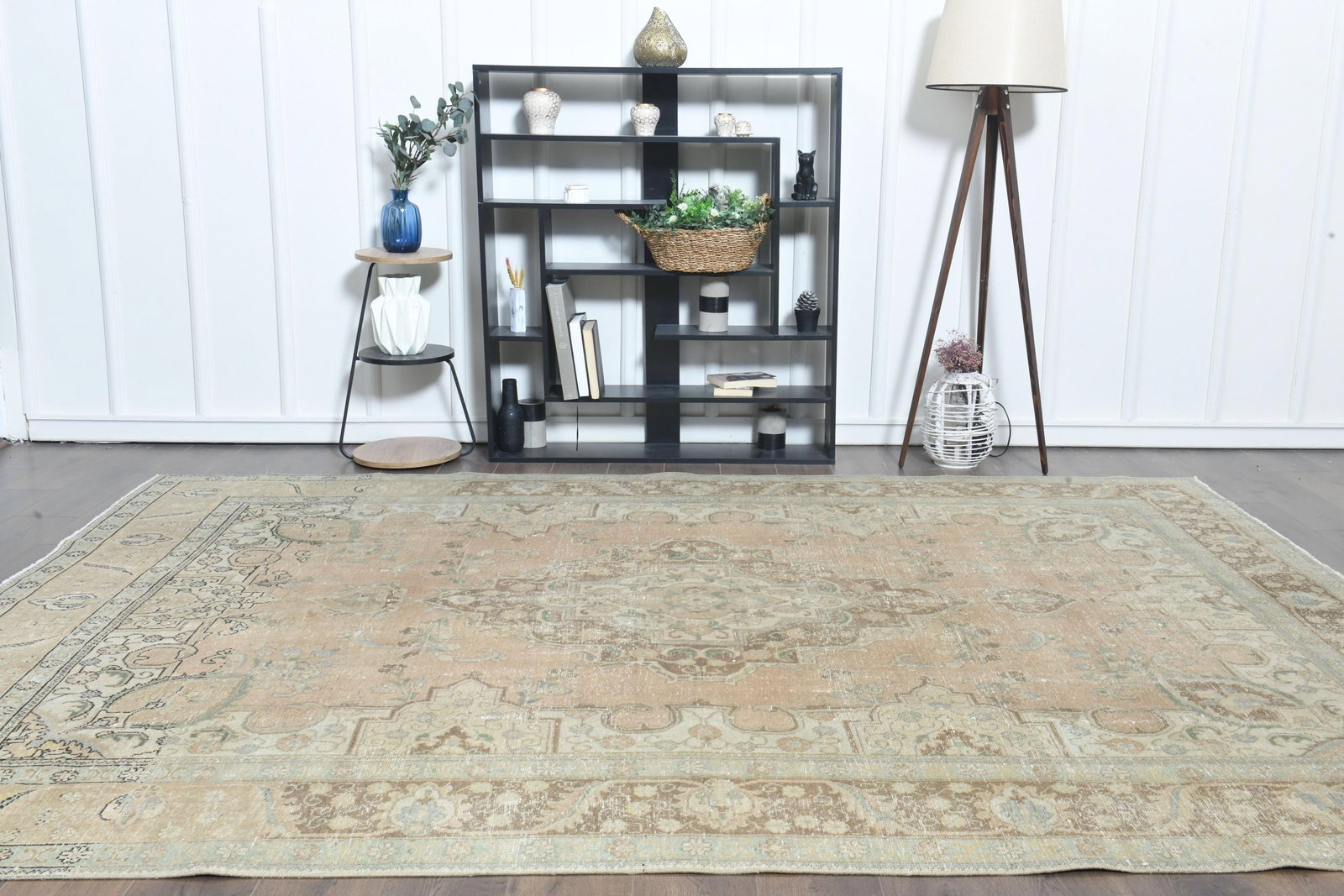 7'9x11'2 ft, VINTAGE PERSIAN RUG - 9
