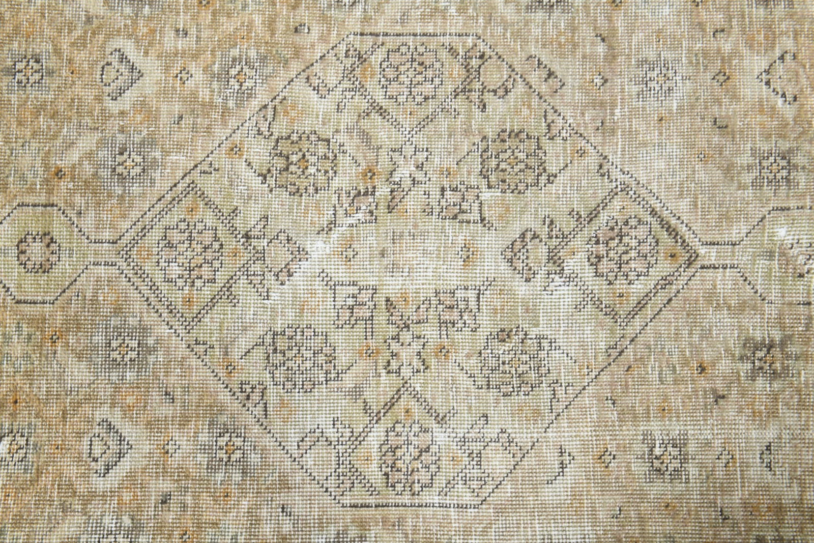 9'1x12'2 ft, ORANGE OVERSIZED RUG, Vintage Wool - 4