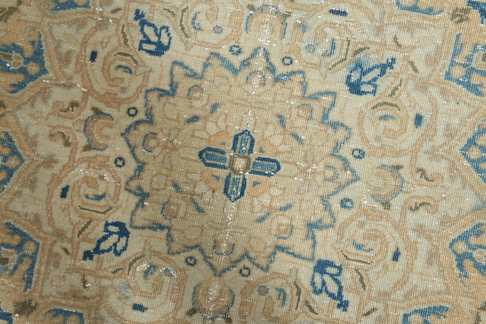 9'3x13'4 ft, ORANGE OVERSIZED RUG, Vintage Wool - 3