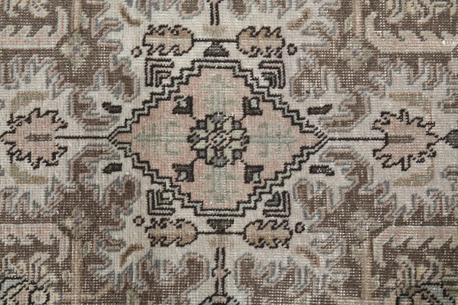 9'4x12'8 ft, PERSIAN MINIMALIST RUG, Oversized Antique - 5