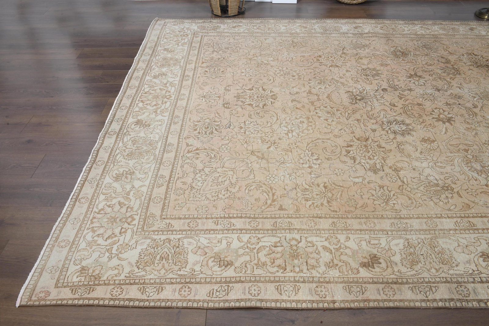 9'3x12'6 ft, OVERSIZED PERSIAN RUG, Orange - 6
