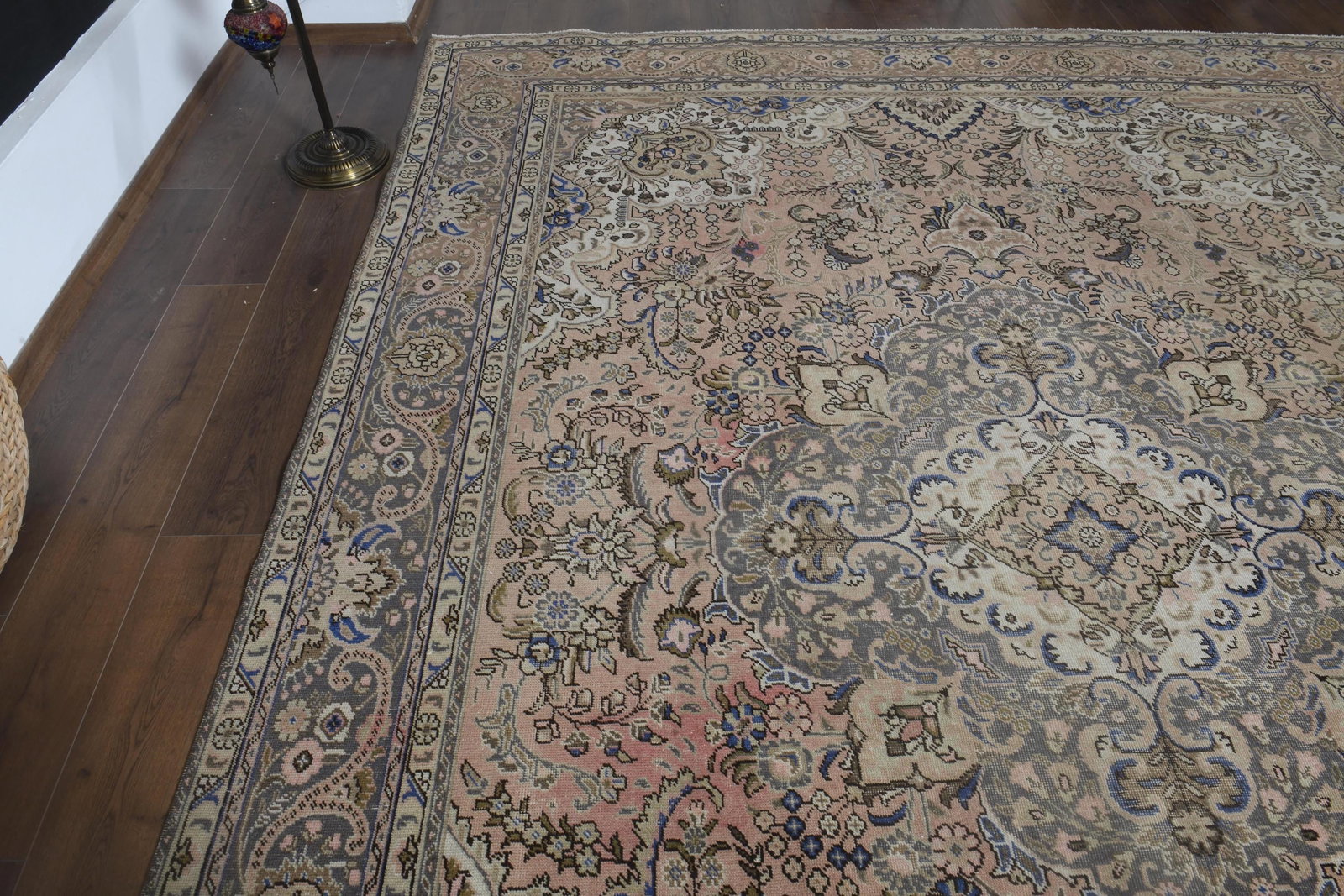 9'2x12'5 ft, HERIZ PERSIAN RUG, Minimalist Decor - 2