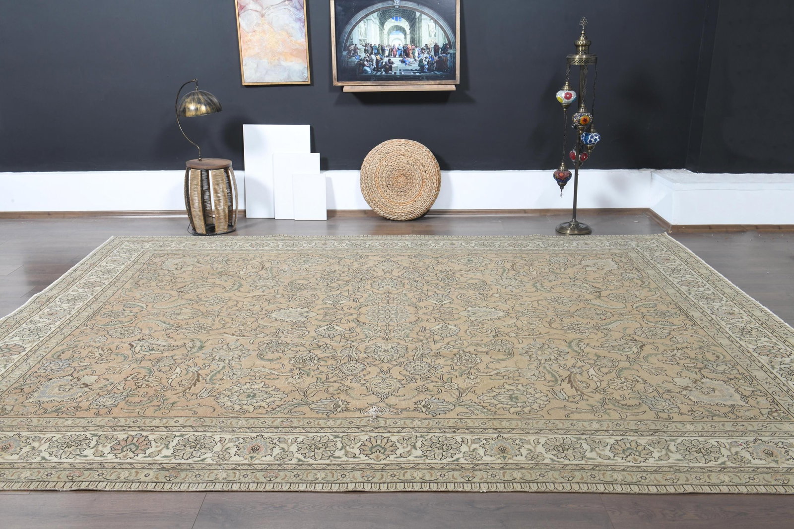 9'4x12'5 ft, OVERSIZED PERSIAN RUG, Living Room - 9