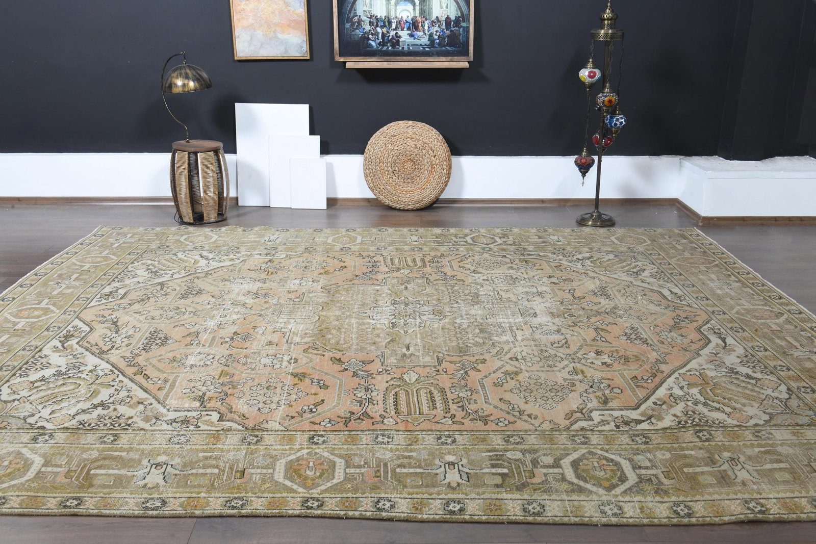 9'6x12'4 ft, OVERSIZED PERSIAN RUG, Living Room - 9