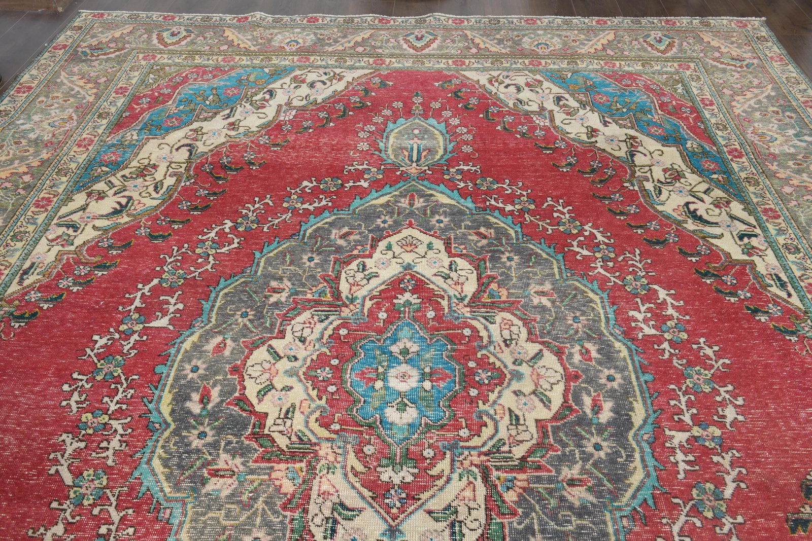9'4x12'4 ft, PERSIAN MINIMALIST RUG, Oversized - 3