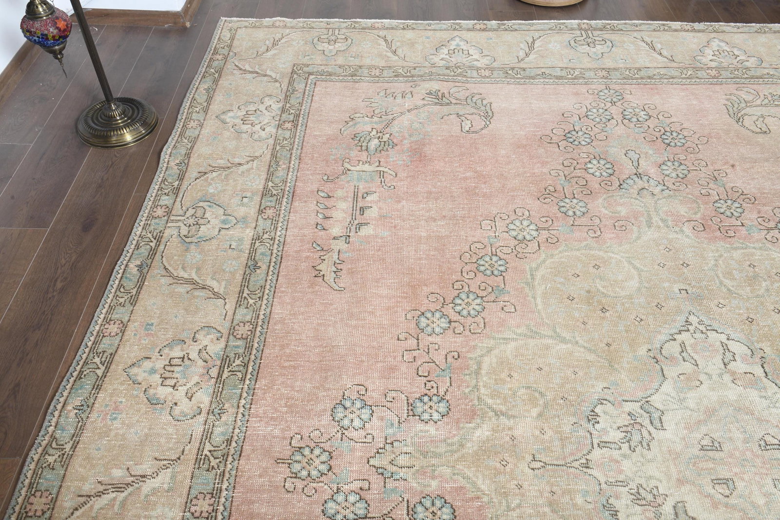 9'6x12'3 ft, OVERSIZED PINK BEIGE, Minimalist Decor - 2