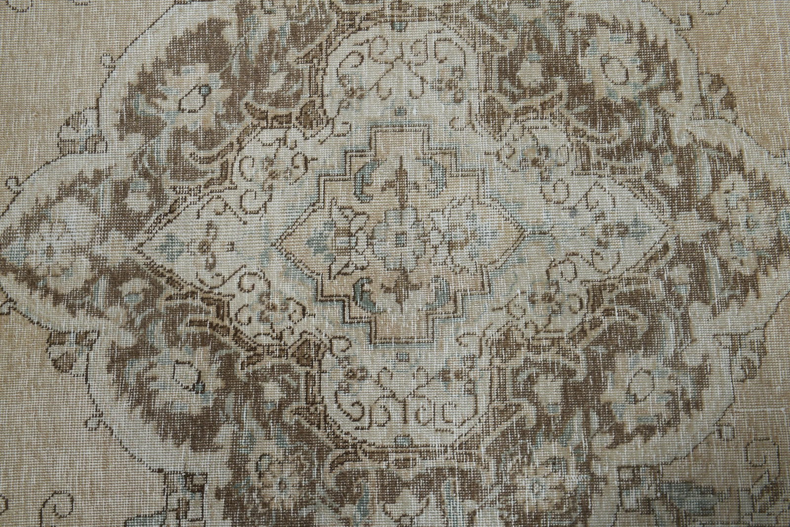 10x12'3 ft, PERSIAN MINIMALIST RUG, Oversized Antique - 3