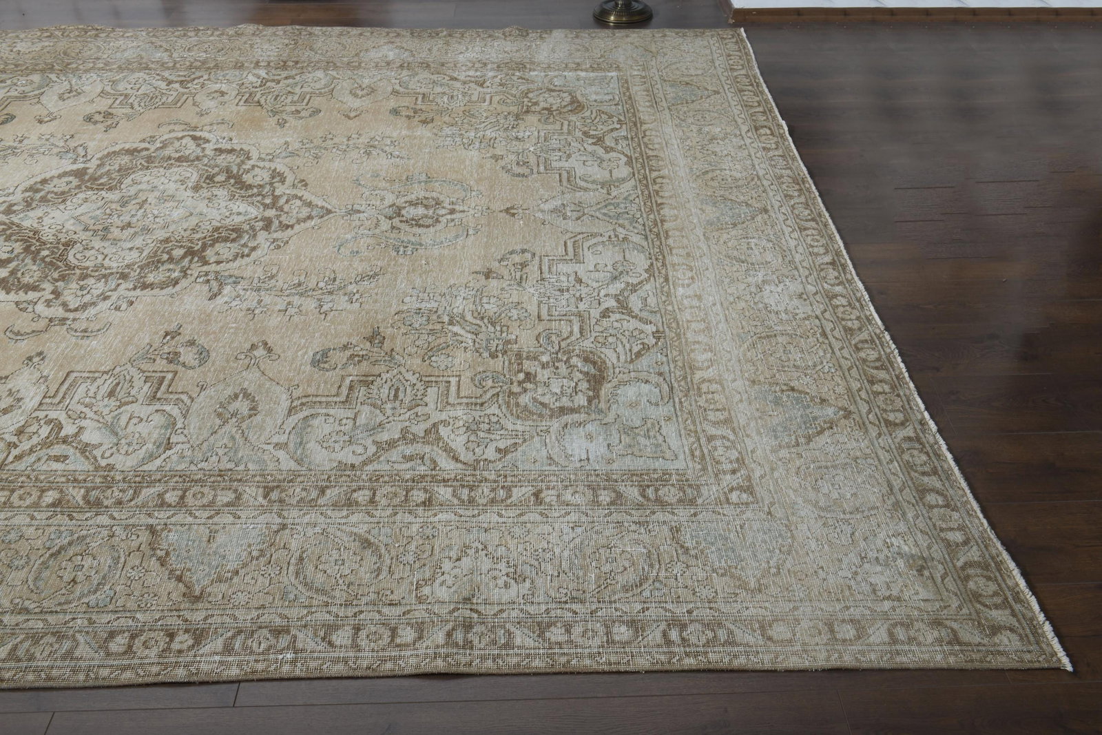 10x12'3 ft, PERSIAN MINIMALIST RUG, Oversized Antique - 6