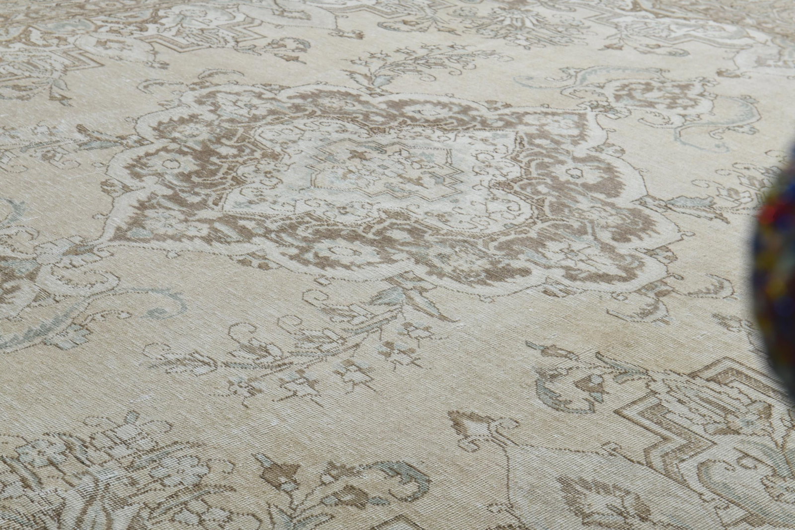 10x12'3 ft, PERSIAN MINIMALIST RUG, Oversized Antique - 7