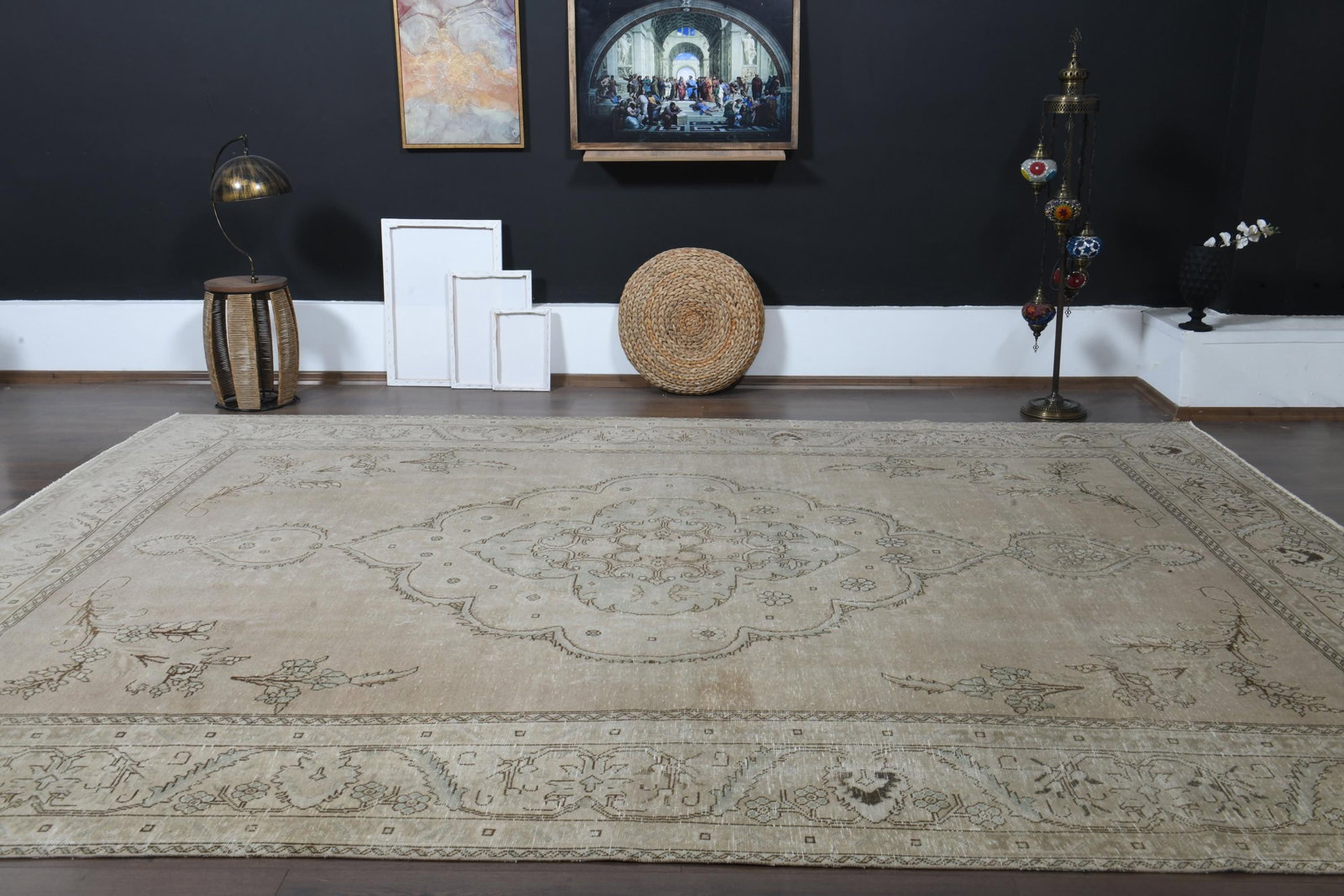 9'4x12'9 ft, OVERSIZED PERSIAN RUG, Living Room - 9