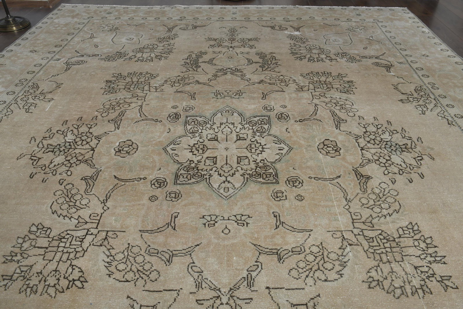 9'6x12'8 ft, OVERSIZED PERSIAN RUG, Orange 10x12 Large Area - 5