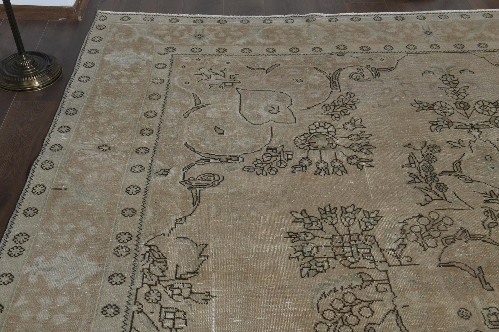 9'6x12'8 ft, OVERSIZED PERSIAN RUG, Orange 10x12 Large Area - 7