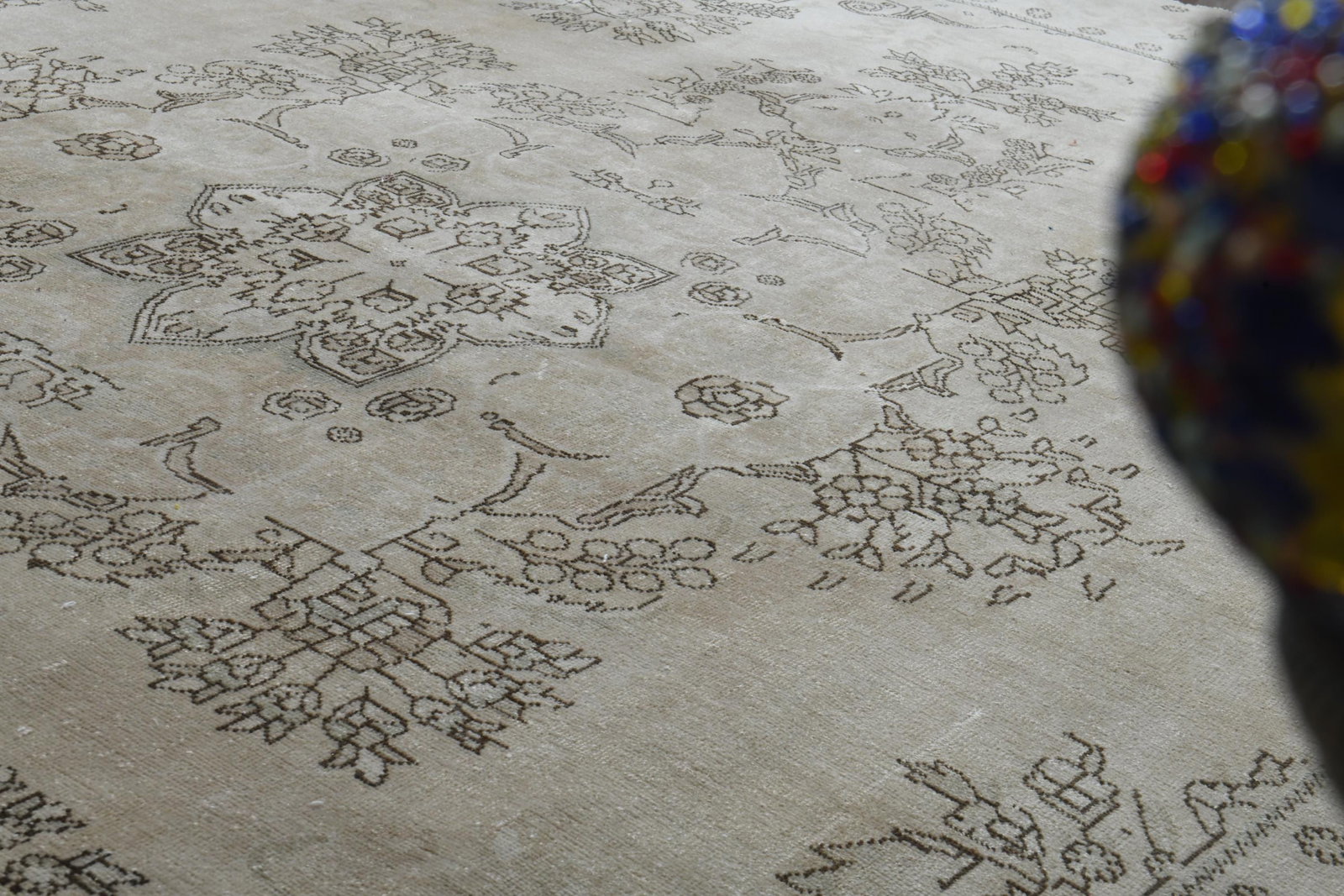 9'6x12'8 ft, OVERSIZED PERSIAN RUG, Orange 10x12 Large Area - 8