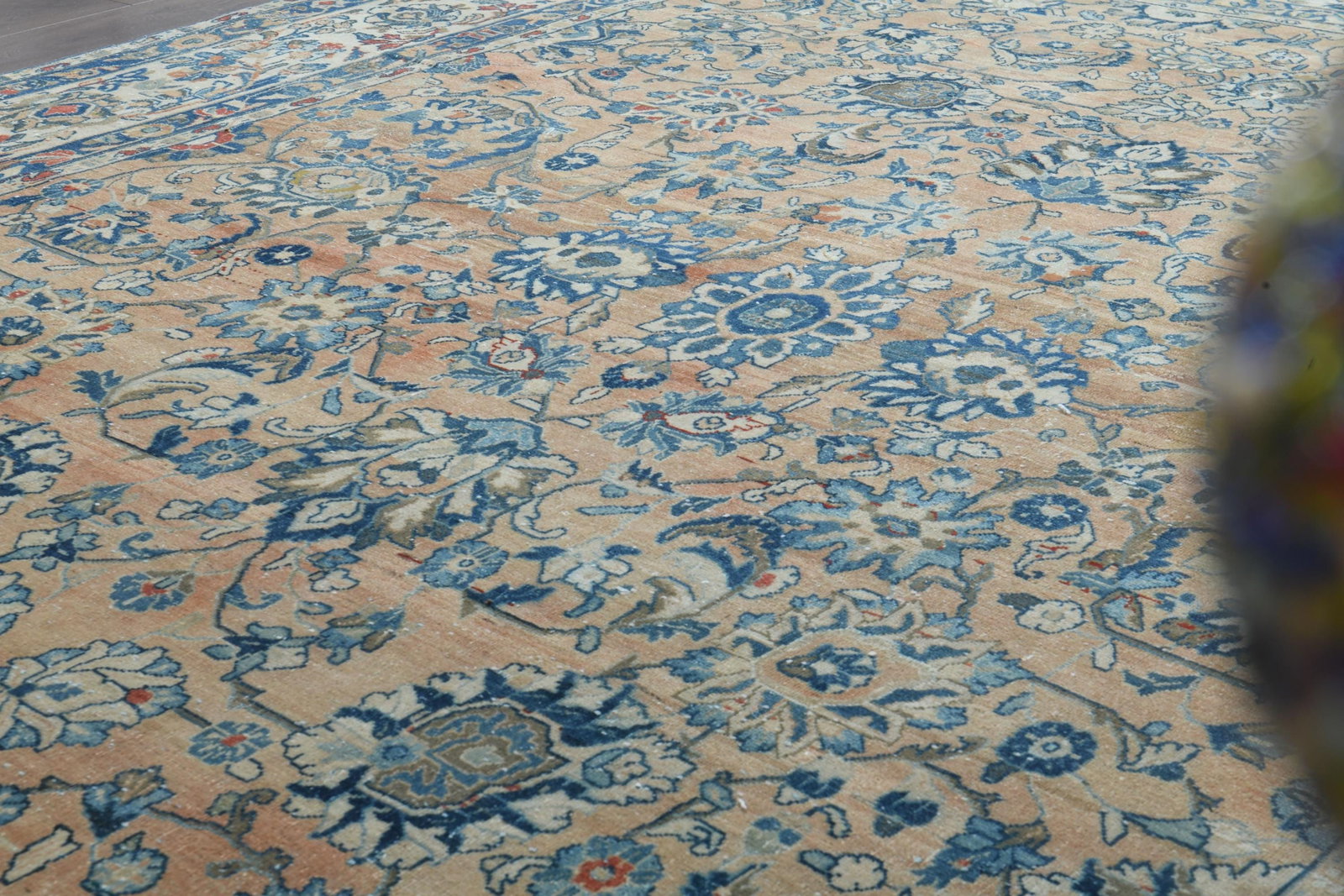 8'7x12'2 ft, ORANGE MINIMALIST RUG - 7
