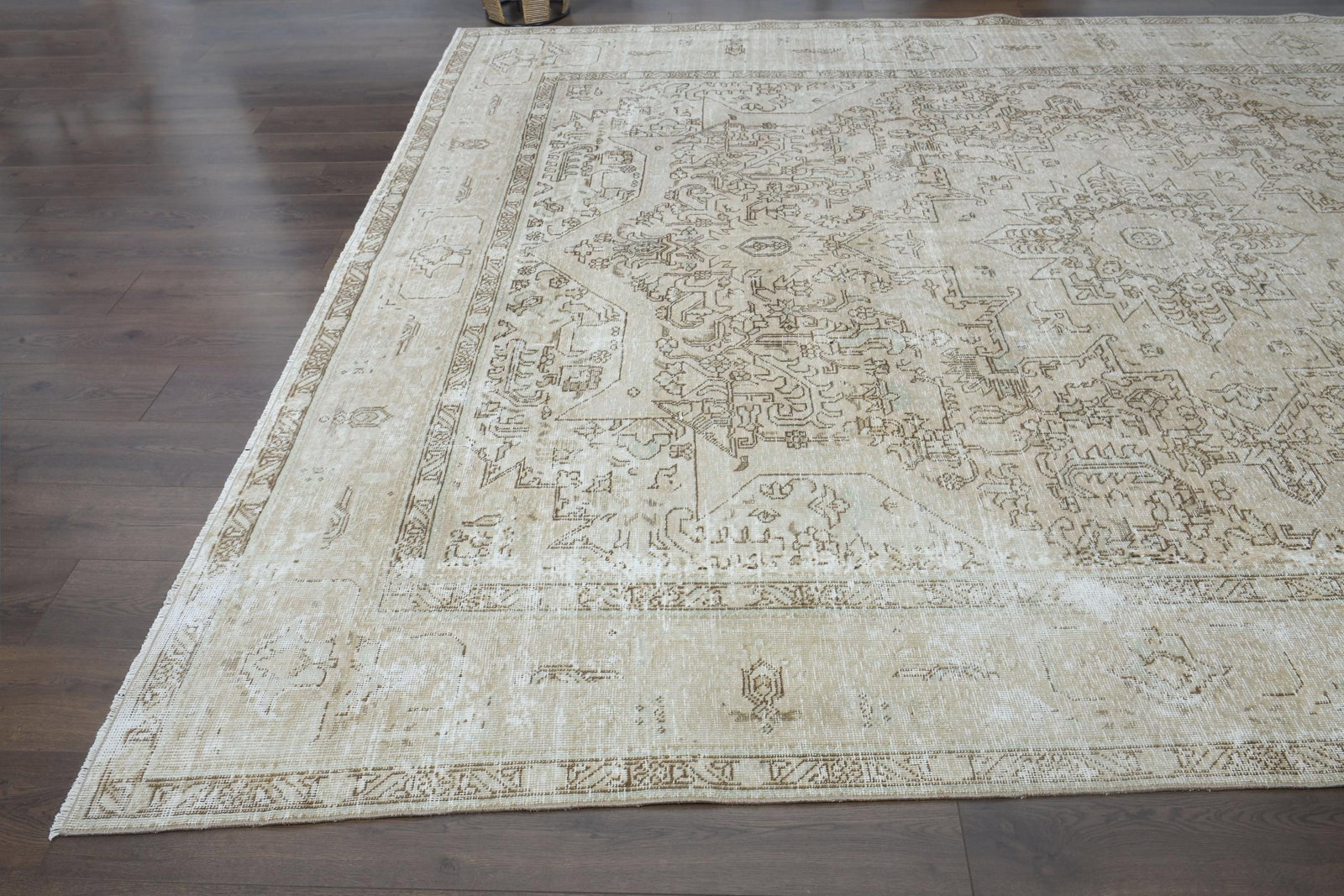9'7x12'4 ft, NEUTRAL PERSIAN RUG - 7