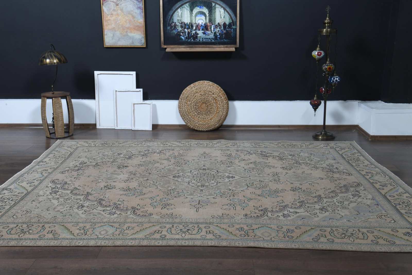 7'7x10'6 ft, EARTH TONE RUG - 9